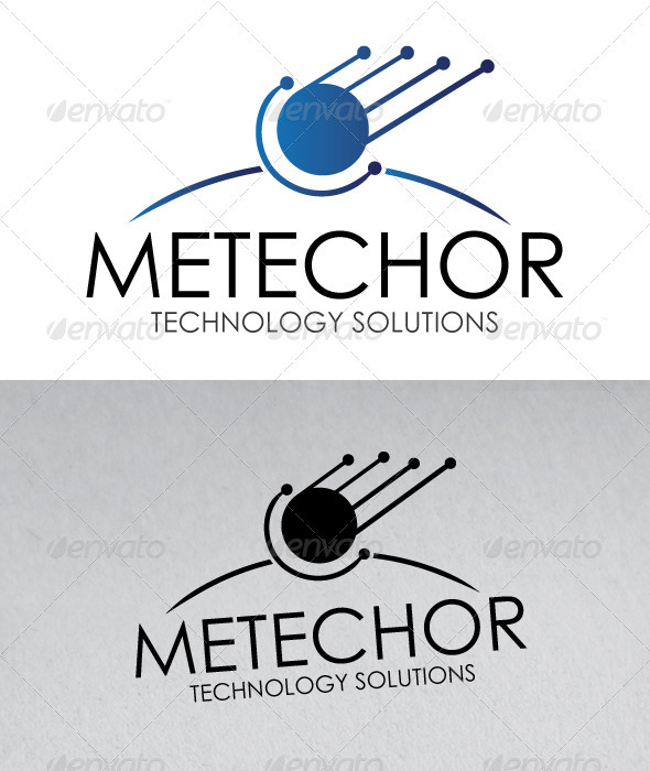 Tech Meteor Logo - Symbols Logo Templates