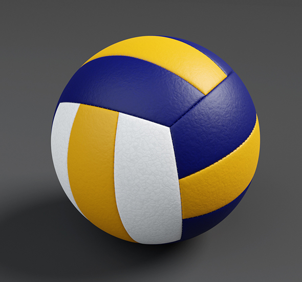 Volleyball Ball 3D - 3Docean 27915932