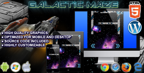 Galactic Maze - CodeCanyon 15044668