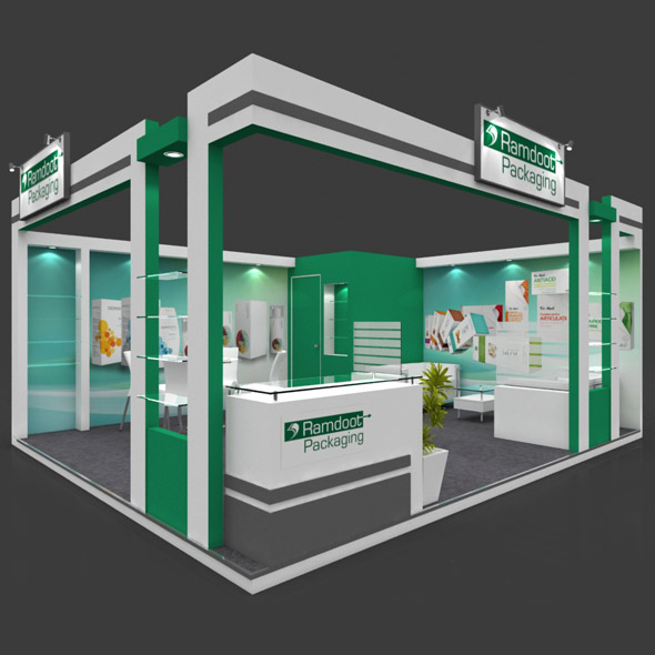 Exhibition Booth 3D - 3Docean 27921968