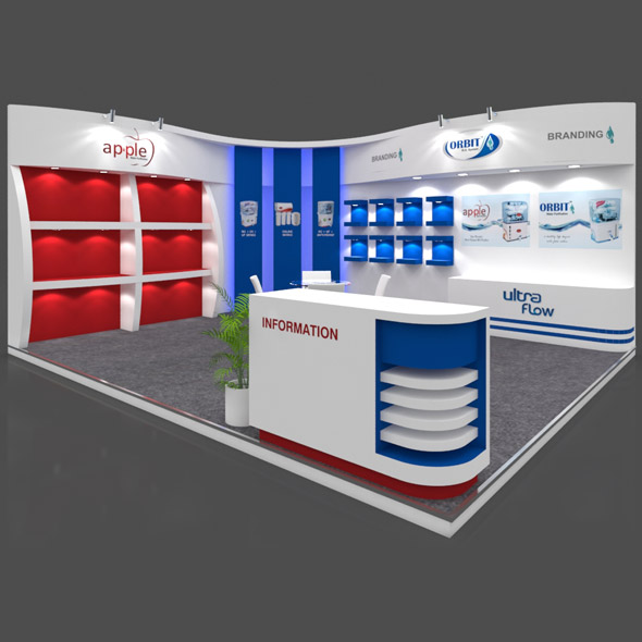 Exhibition Booth 3D - 3Docean 27922024