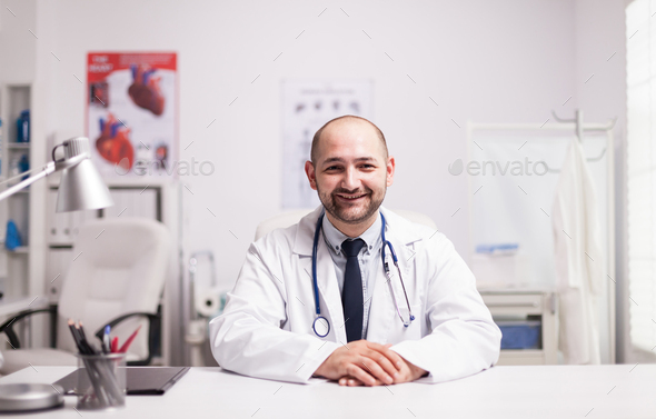 Confident medical practitioner - Stock Photo - Images