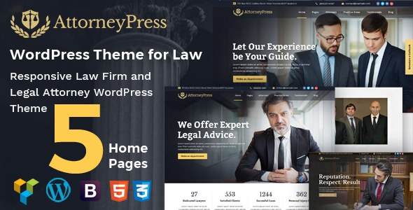 Attorney Press - ThemeForest 20385629