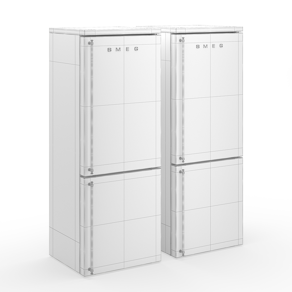 Smeg Fridges FA8003 by 3D_Lab_Academy