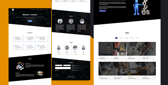 IT Solution One Page Responsive HTML5 Templates