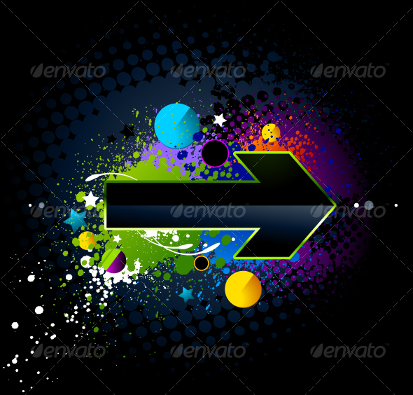 Glossy arrow - Abstract Conceptual