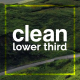 Clean Lower Thirds I Premiere Pro (Mogrt) - VideoHive Item for Sale