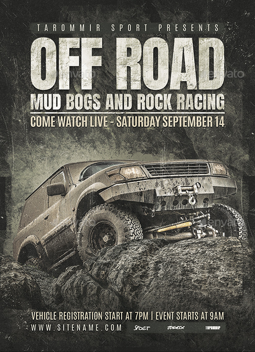 Off Road Flyer, Print Templates GraphicRiver