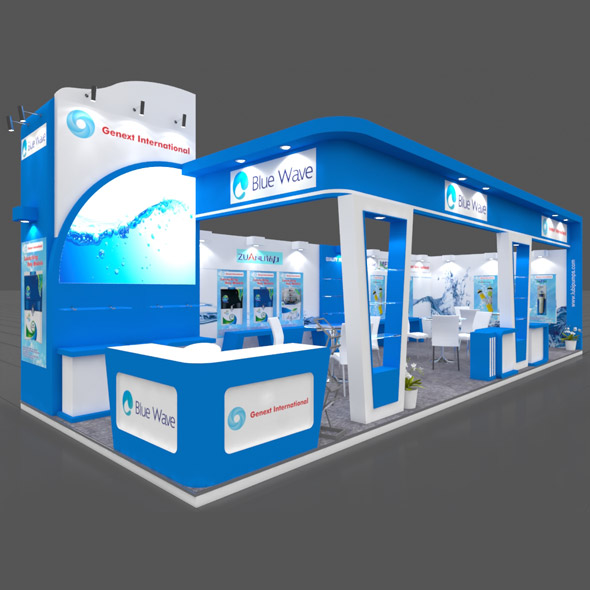 Exhibition Booth 3D - 3Docean 27931244