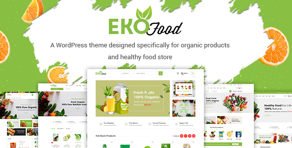 EkoFood - Organic and Food Store Theme