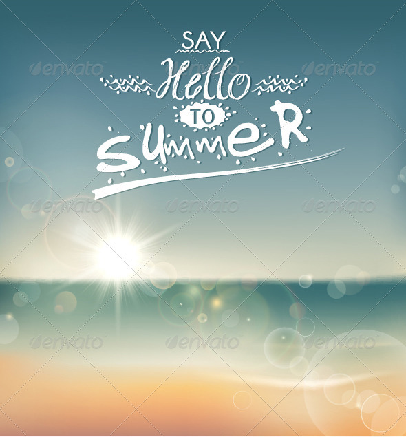 Say Hello to Summer - Travel Conceptual