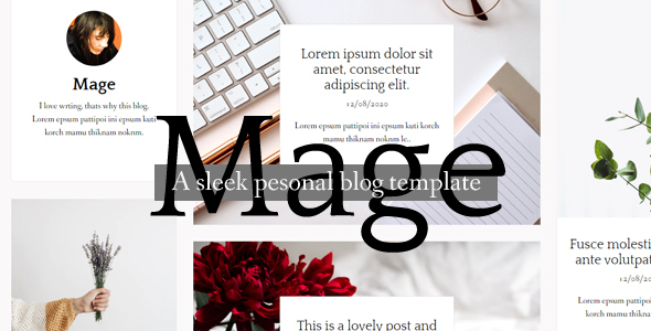 Extraordinary Mage - HTML Blog template