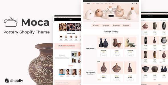 Moca - Shopify Ceramic, Handmade Artists Shop Theme