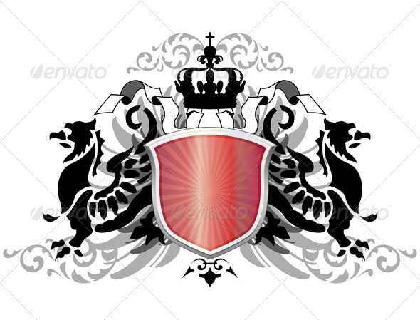 Arms with two griffins