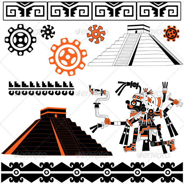 American patterns - Decorative Symbols Decorative