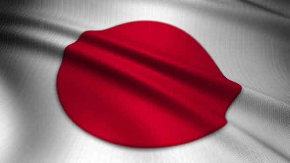 Japanese Flag Seamless Loop alt