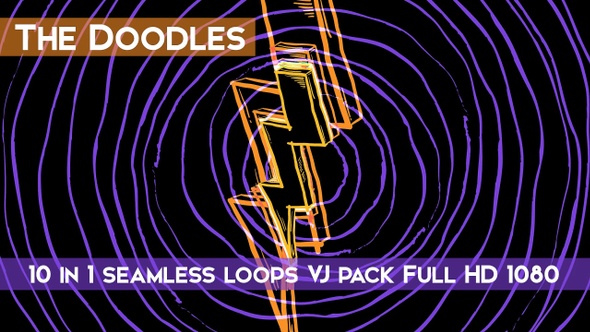 The Doodles VJ Loops Pack