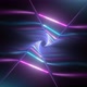 Ultraviolet Neon Laser Beam Glow Illuminated Reflective Twist Tunnel - 4K - VideoHive Item for Sale