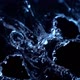 Water on a Black Background - VideoHive Item for Sale