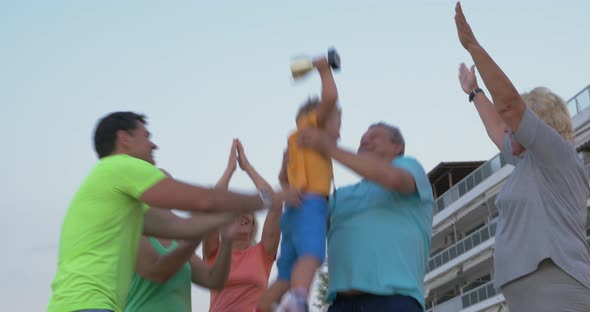 Family is happy for little champion alt