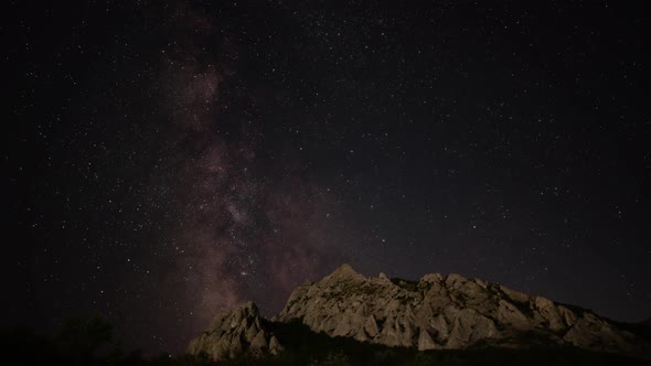 Planet Earth in Night Scene with Night City Lights From Space alt