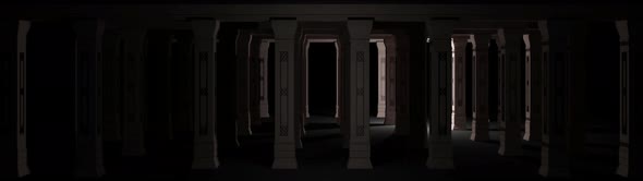 Light Passing 3D Room