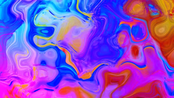 Abstract colorful trendy liquid wave marble background