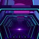 Futuristic Retro City Through High Speed Tunnel - VideoHive Item for Sale