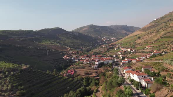 Village and Vineyards. Douro, Portugal alt