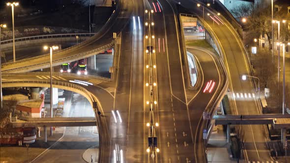 Night Traffic Timelapse alt