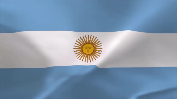 Argentina Waving Flag 4K Moving Wallpaper Background alt