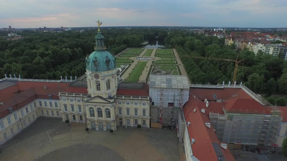 Aerial view of Schloss Charlottenburg alt