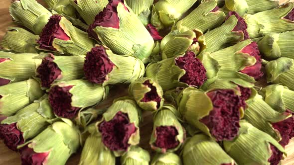 Tea from arid Dianthus flowers. alt