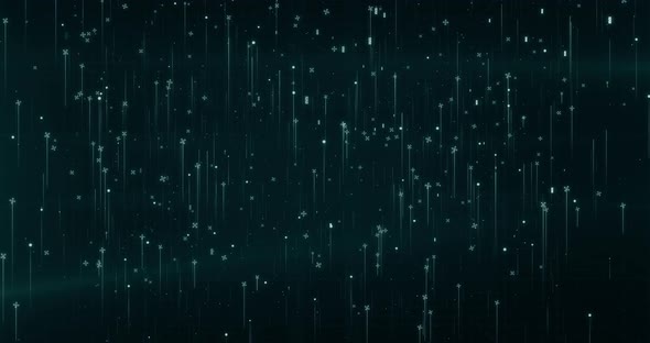 Abstract Digital Particles Background