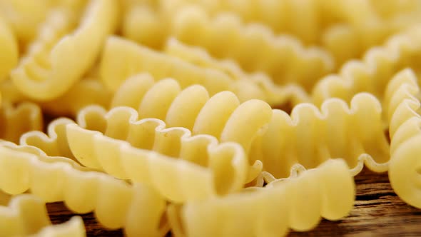 Close-up of torchietti pasta alt