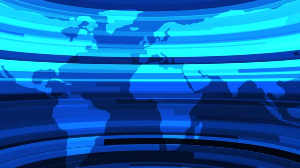 4k Curved Technology Lines News Background