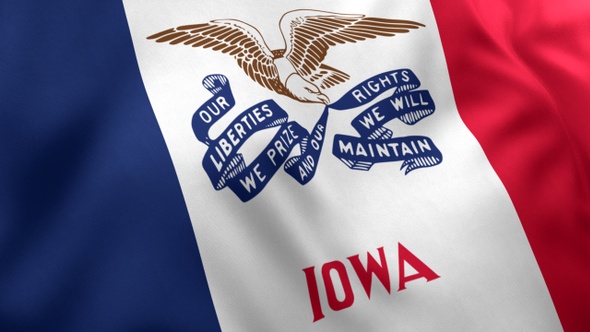 Iowa State Flag alt