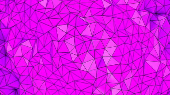 Low Poly Pattern Purple Background