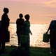 Happy African Women on the Lake at Sunset - VideoHive Item for Sale