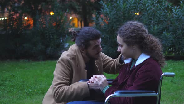 problems,disability-man says comforting words to disabled girlfriend and leaves alt