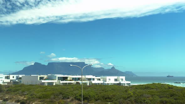 A View of the Table Mountain in Cape Town South Africa alt