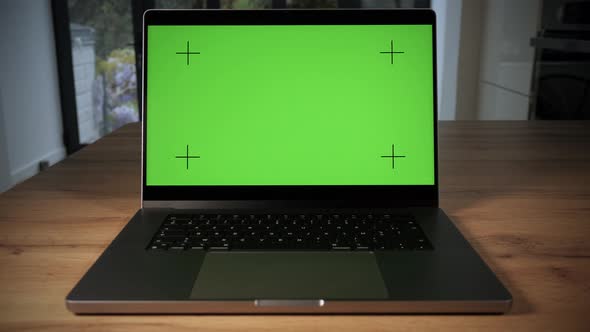 Green Screen Laptop Computer