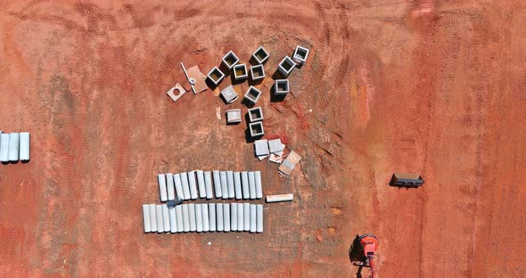 For the Construction of the Large Cement Sewage Pipes for Industrial Buildings Concrete Pipes are alt