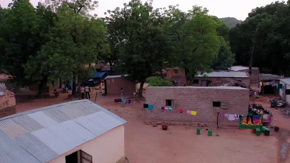 Africa Mali Village Aerial View 3