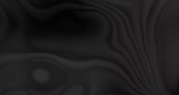 Abstract Black Smooth Liquid Waves