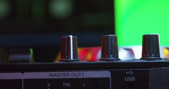 DJ Audio Mixer Buttons 19B