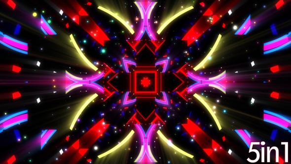 Neon Background Lights Vj Loops