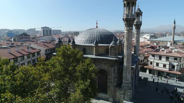 Konya Mosque And City View alt