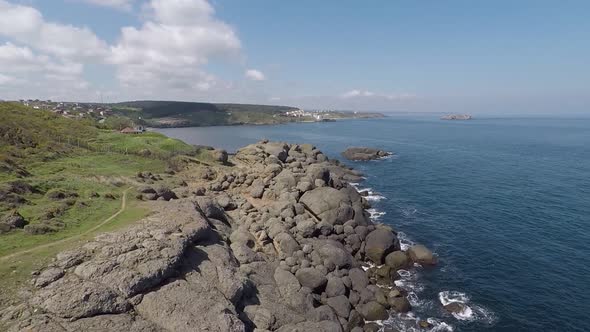 Aerial Cliffs By Sea alt