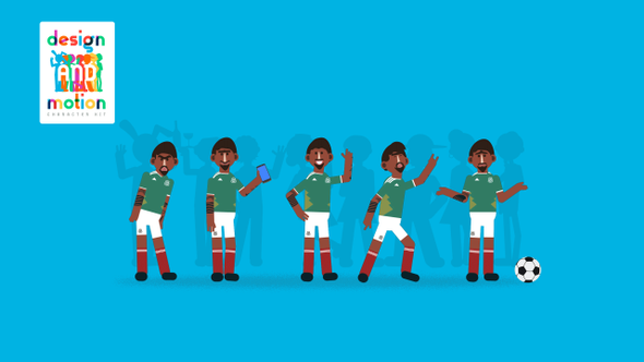 D&M Character Kit: Soccer Player Mexico